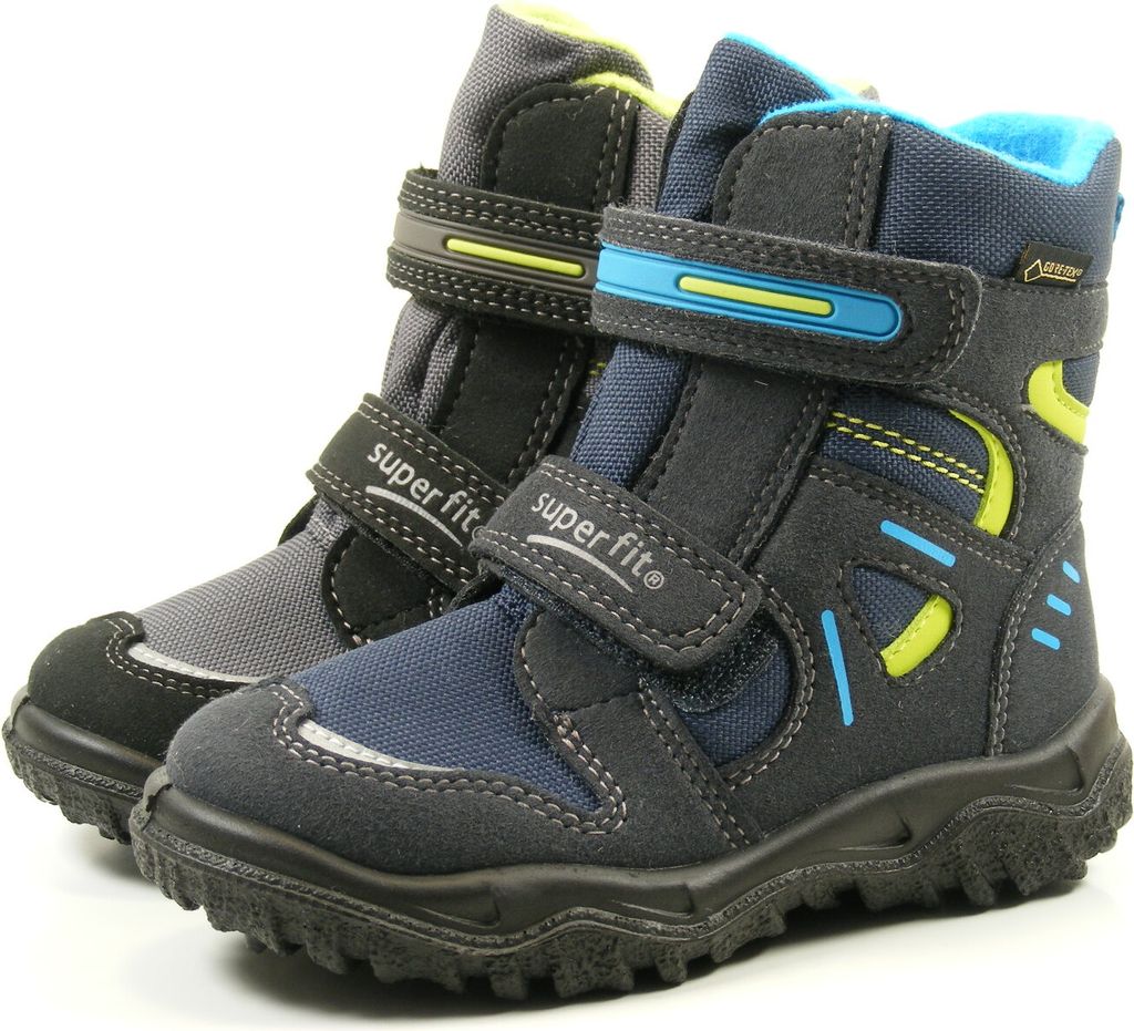 Superfit 1-00080 Husky Jungen Stiefel Goretex Warmfutter Weite Mittel, Größe:25 EU, Farbe:Schwarz
