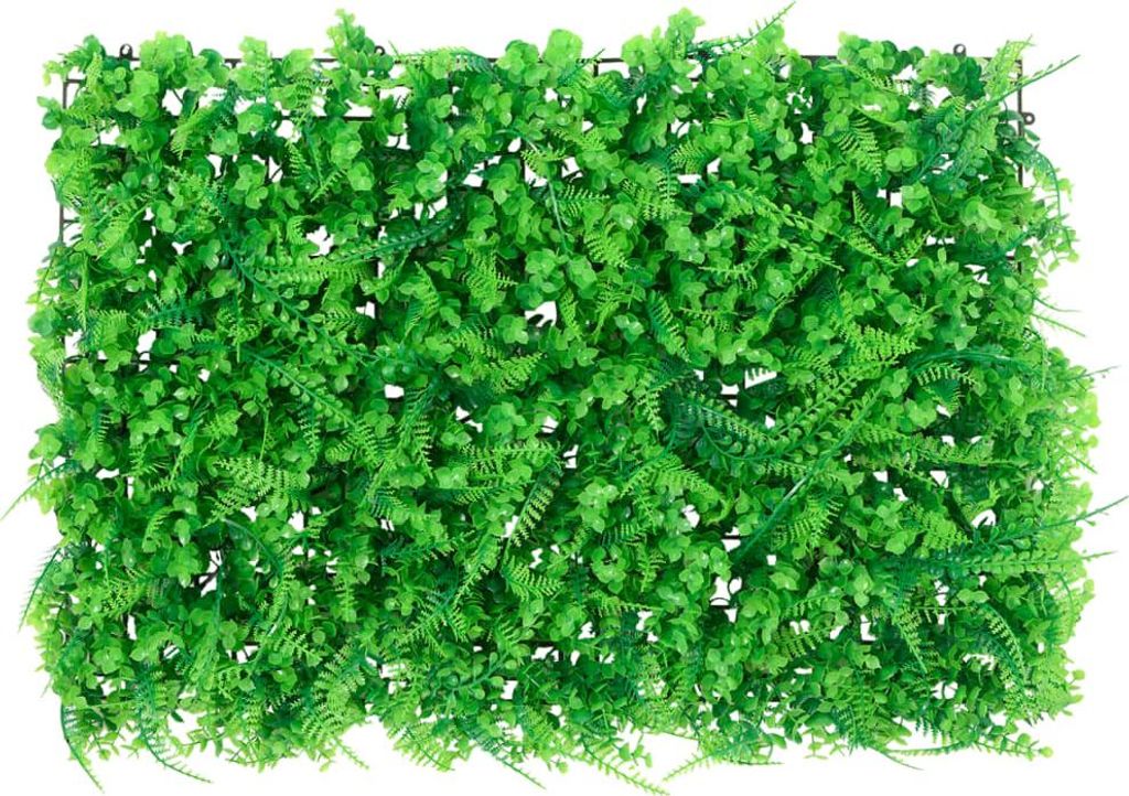 vidaXL Farnblätter-Sichtschutz Künstlich 24 Stk. Grün 40x60 cm