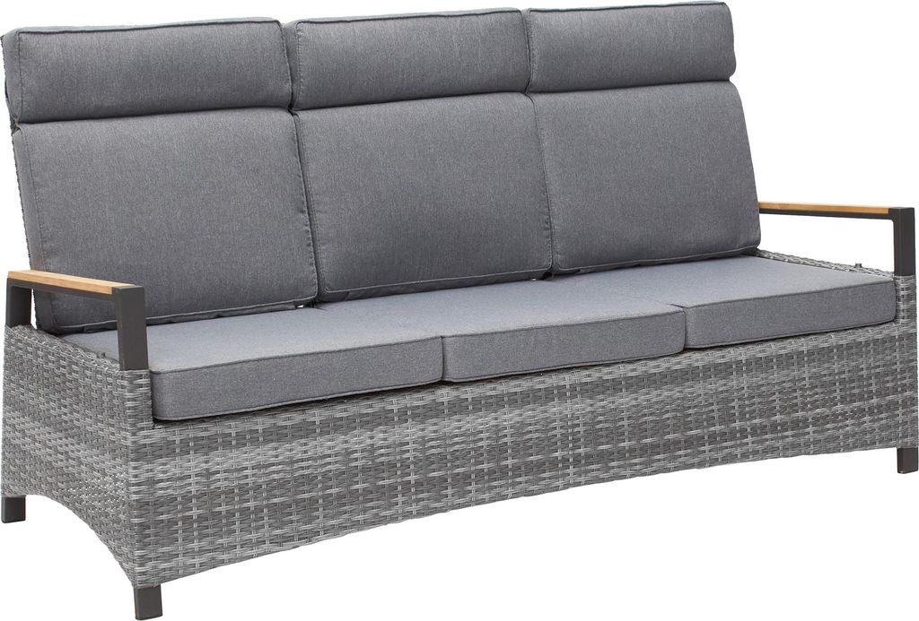 LC Garden »Keramo« Teak Living 3er Sofa Dreisitzer Sofa Produktbild 