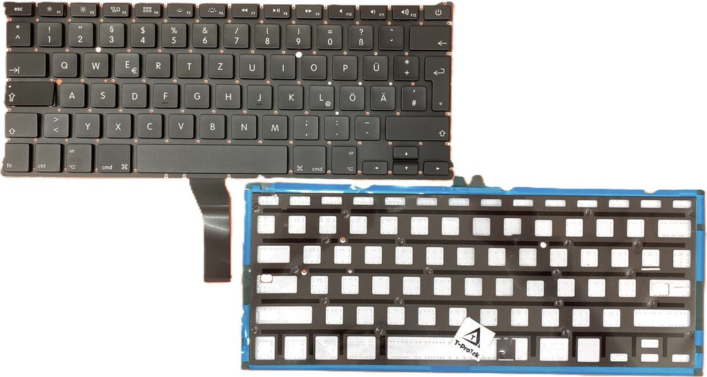 DE Tastatur Keyboard mit Beleuchtung MacBook Pro 15,4" A1286 (Late 2008) Serie