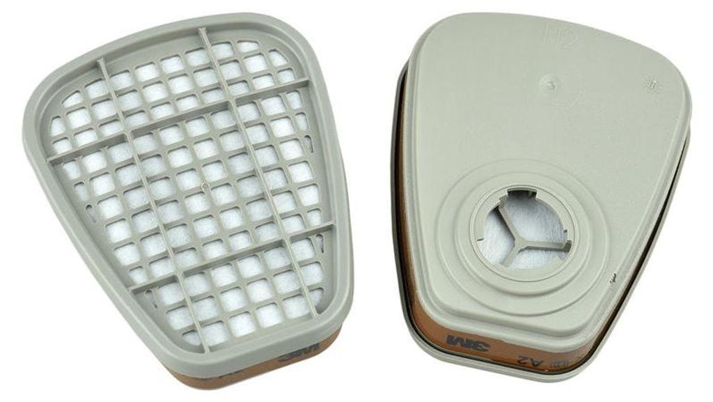3M Gasfilter A2 6055 EN143 pour Art. Nr. 4000370680 / -690 Image du produit 
