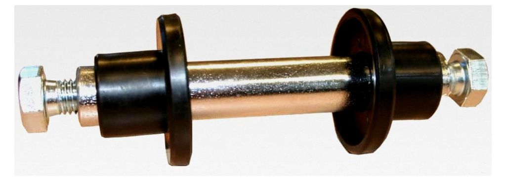 Achse für Schubkarrenrad 127 x 20 mm