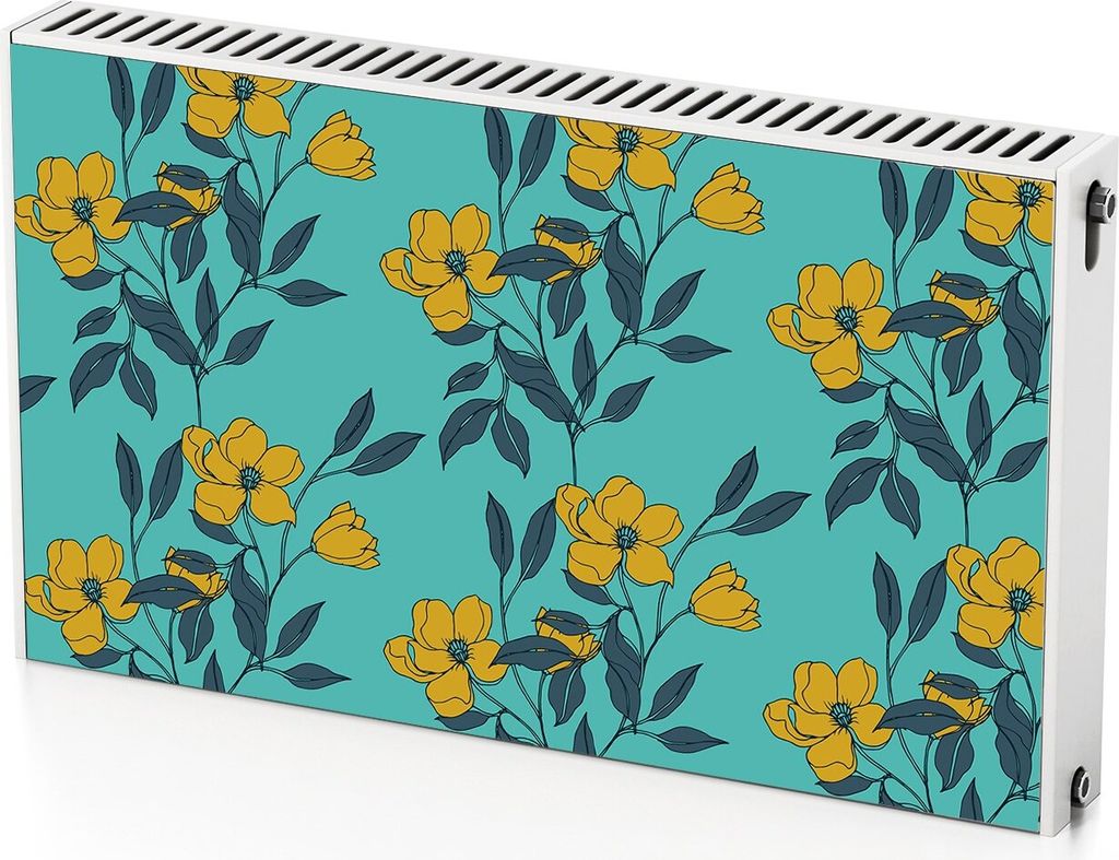 Natur – Magnetische Heizkörperabdeckung – 100x60 cm – Magnet Heizkörperabdeckung – 3D Würfel – Heizkörperverkleidung – Magnetische ...