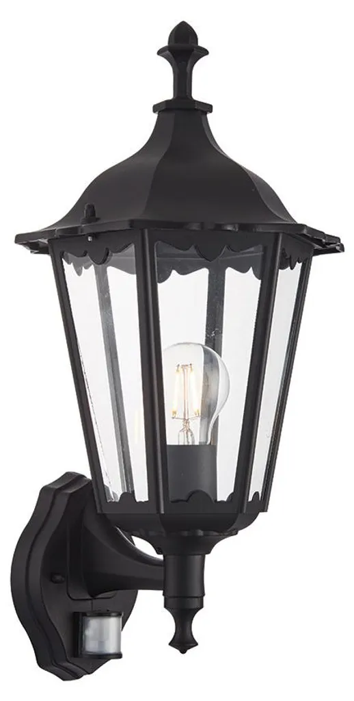 Applique d'extérieur IP44 Burford en aluminium noir mat 46cm Endon