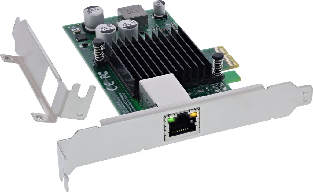 Contrôleur Réseau Ethernet Gigabit InLine PCIe PoE+ pour PC Fixe - 2