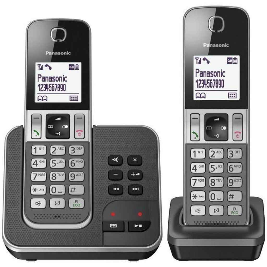 Telefono cordless duo dect con segreteria telefonica Immagine del prodotto 