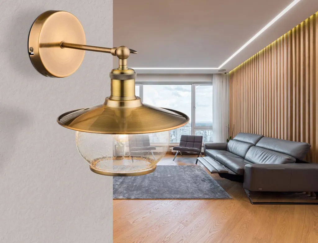 Applique murale bronze : optimisez votre éclairage intérieur E27 - 2