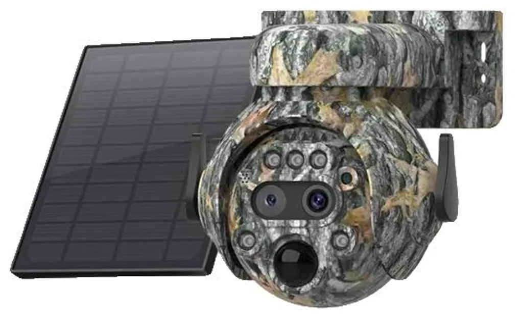 Dôme de Vidéoprotection Solaire 4G Extérieur Zoom 12x Vision à 360°