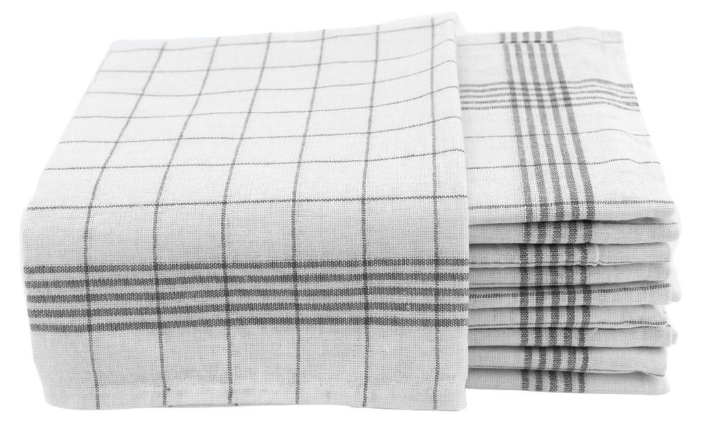 10er Set Geschirrtücher 50x70 cm 100% Baumwolle 60g Produktbild 