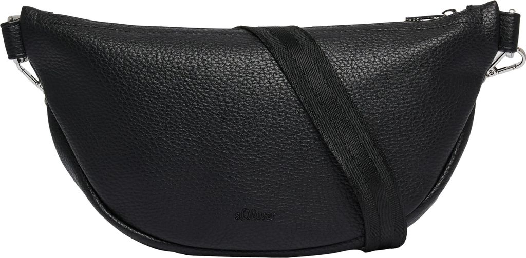 s.Oliver Umhängetasche Crossbody Bag Grey / Black schwarz