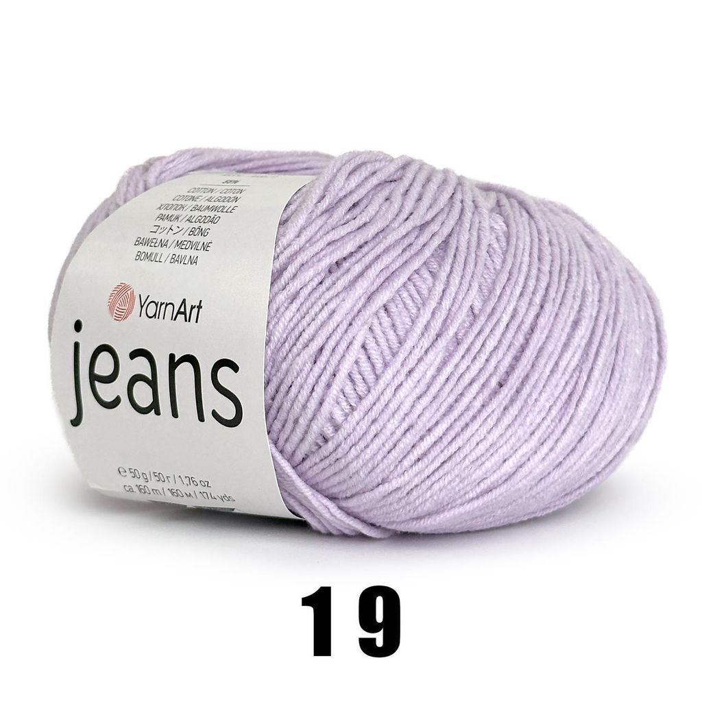 YarnArt Jeans (50g/160M) 19 helles lila Obrázek produktu 