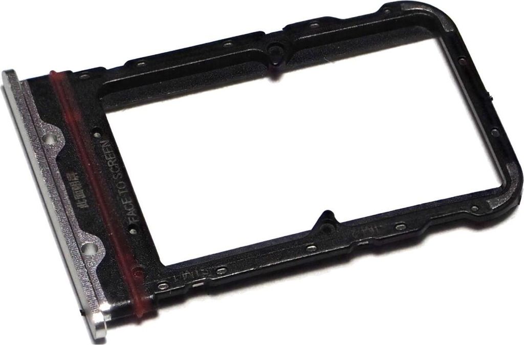 Simkartenhalter passend für Xiaomi Mi Note 10 Lite (M2002F4LG), Dual-Nano-SIM Fach , Originalersatz, Weiß