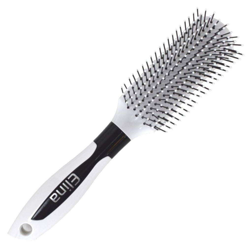 Kunststoff Haarbürste in Weiß zum Kämmen von Frisuren ca. Produktbild 