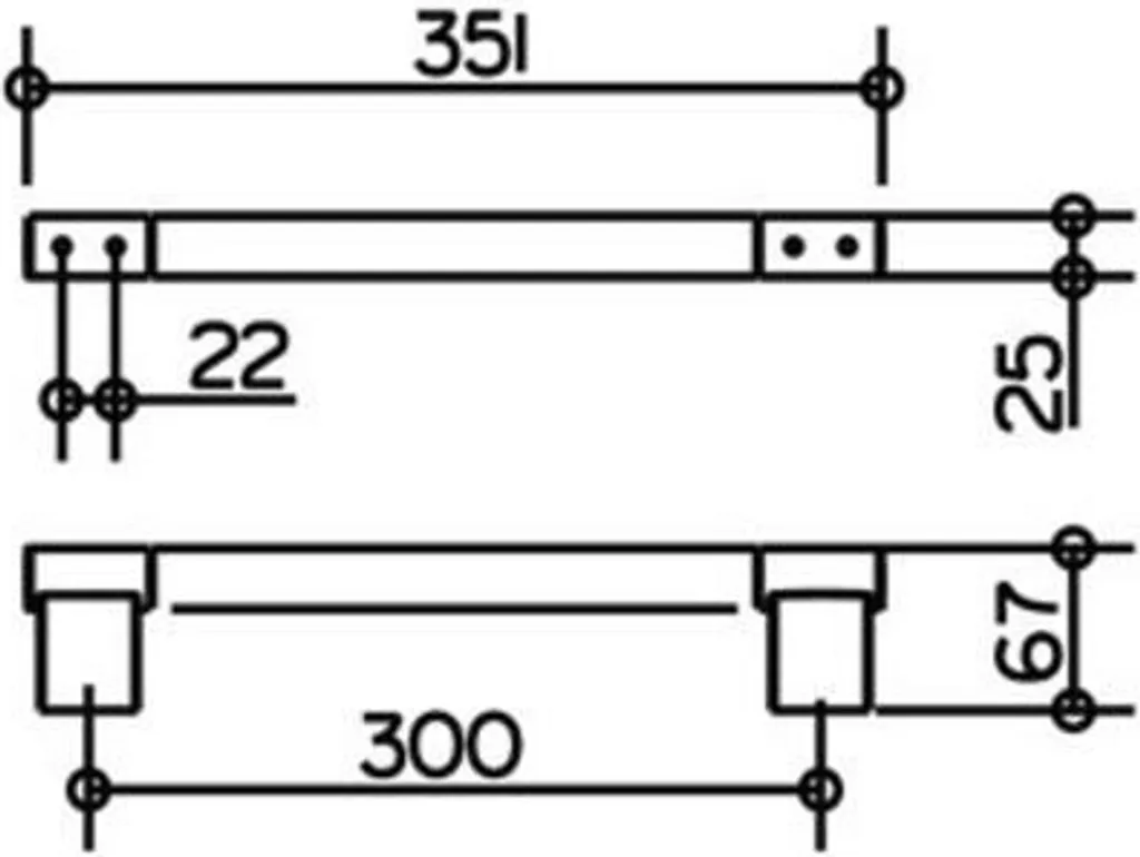Maniglia per vasca Keuco Plan 300 mm cromata - 7
