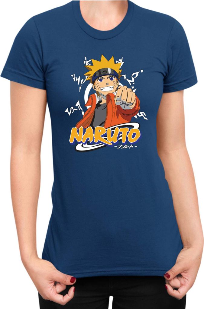 Damen T-Shirt Naruto Naruto 07, Lady XL / Dunkelblau