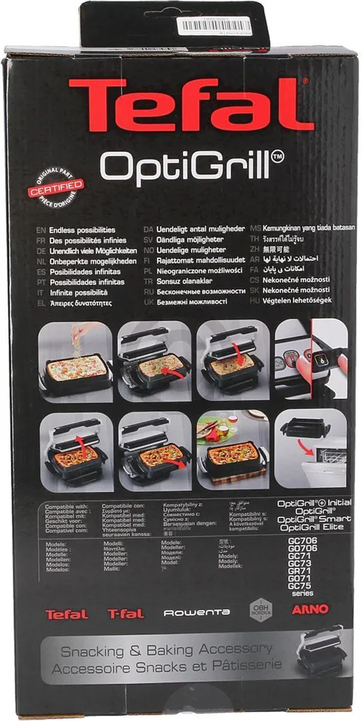 Tefal OptiGrill Elite Accessoire Snacking et Cuisson XA725870 Noir - 8