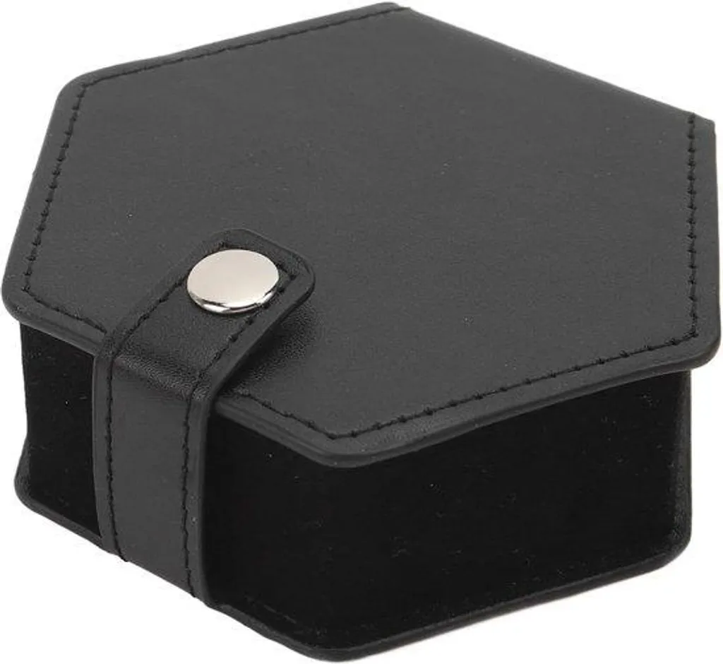 Boîte à dés portable en cuir PU avec étui de voyage et mousse interne