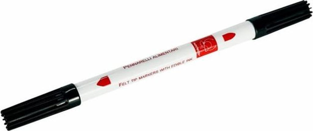 MODECOR essbarer Lebensmittelmarker Schwarz Zweiseitig Produktbild 