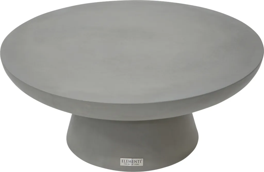 KYLIX Table basse Small Space Grey - Table de salon moderne gris anthracite