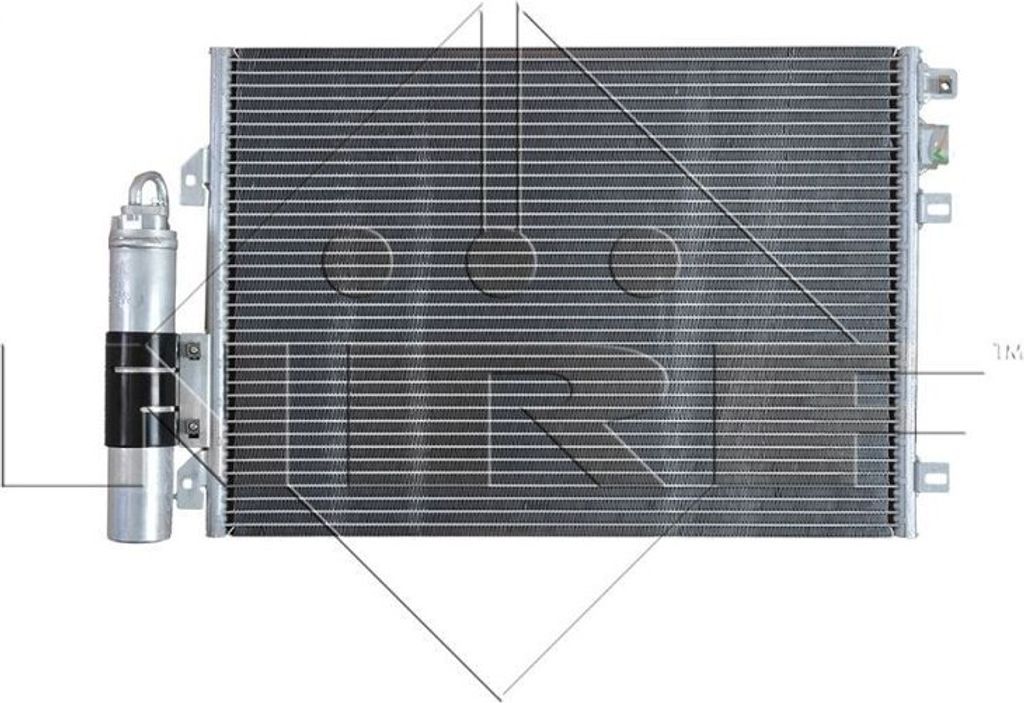 NRF 35430 - OE 7700428083 Klimakondensator mit Trockner für Clio II, Kangoo (KC), Kangoo (FC), Thalia I (LB), Thalia II (LU)