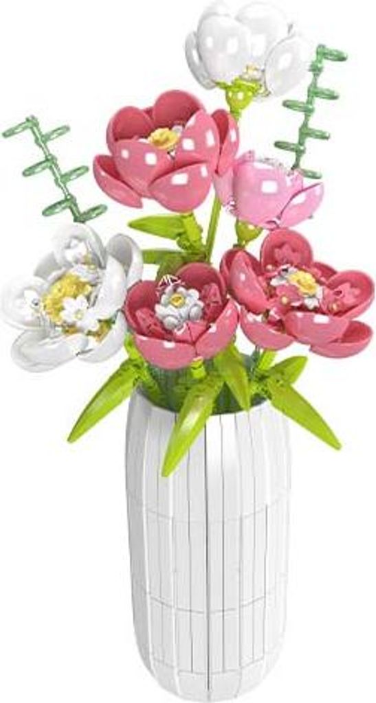Mold King 10059 Pfingstrose Künstliche Blumen Bausteine Set Produktbild 