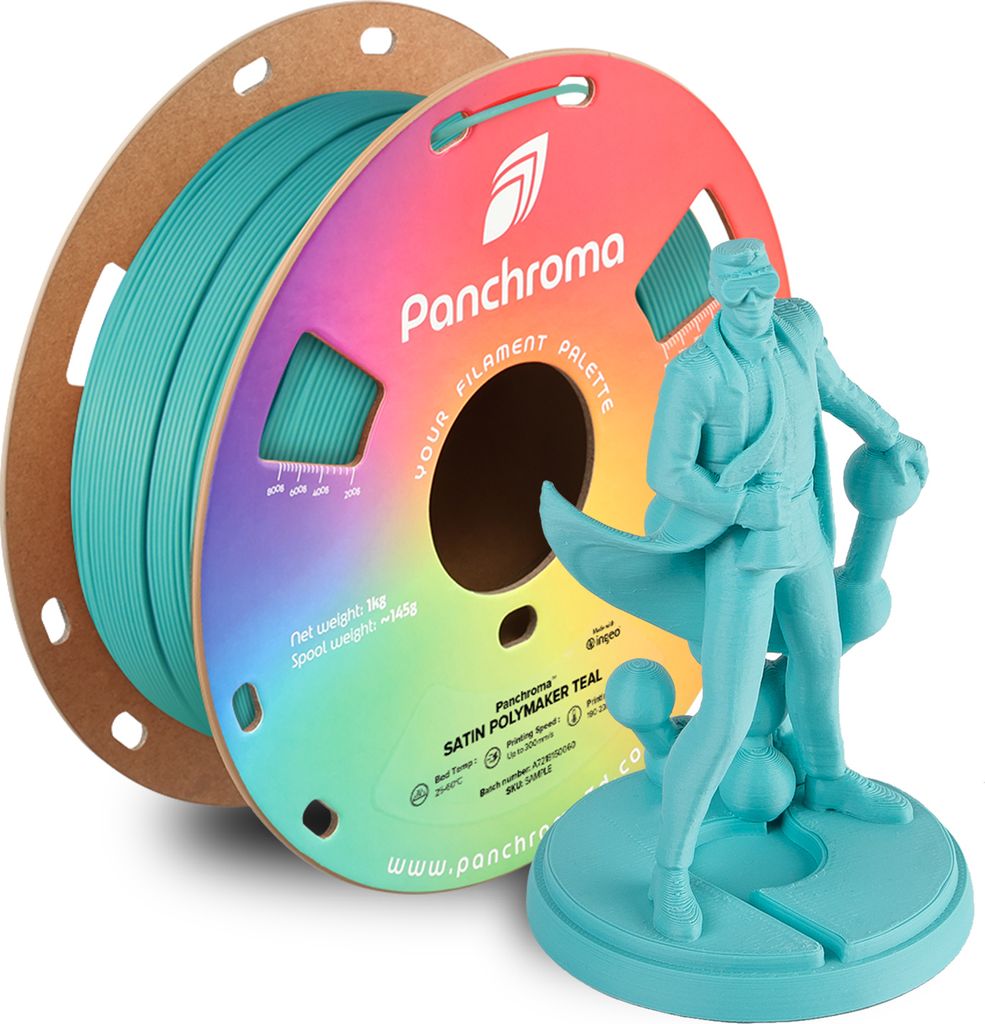Polymaker Panchroma PLA Satin Polymaker Teal 1.75 mm 1KG