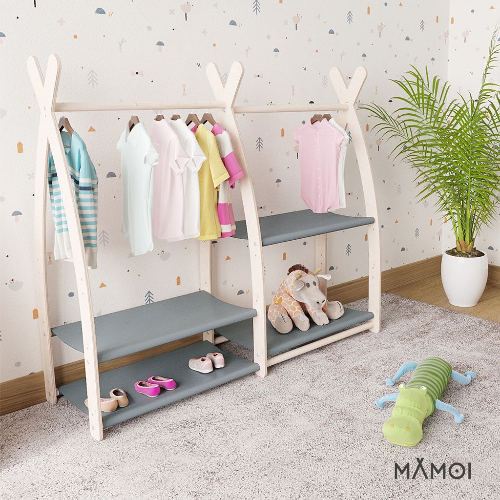 MAMOI® Detský vešiak na oblečenie | detský vešiak na Obrázok produktu 5