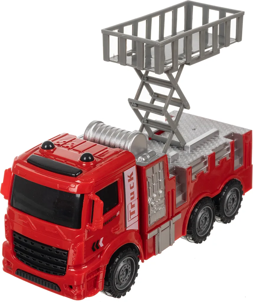 POPETPOP – Lot De 6 Voitures Miniatures à Friction – Pompiers Colorés, Jouet à Tirer – Cadeau Anniversaire Noël Pour Garçons Et Filles