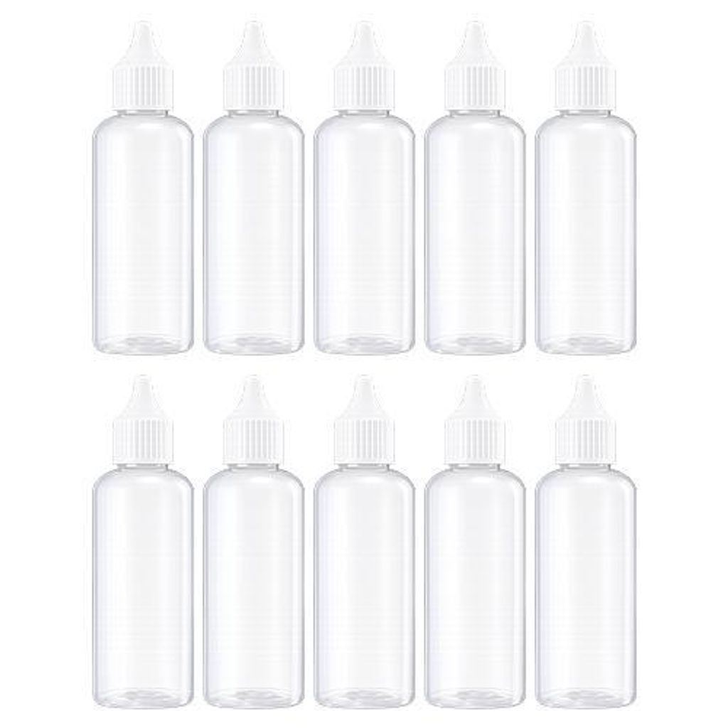 Kittifix Dosierflasche 80ml Schwarz mit Dosierspitze LDPE Produktbild 