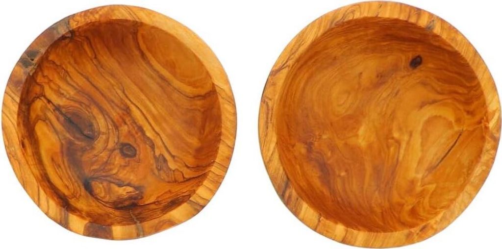 Hofmeister Schale Olivenholz 12cm 2tlg. Müslischale Dekoschale Snack-Dip Schale