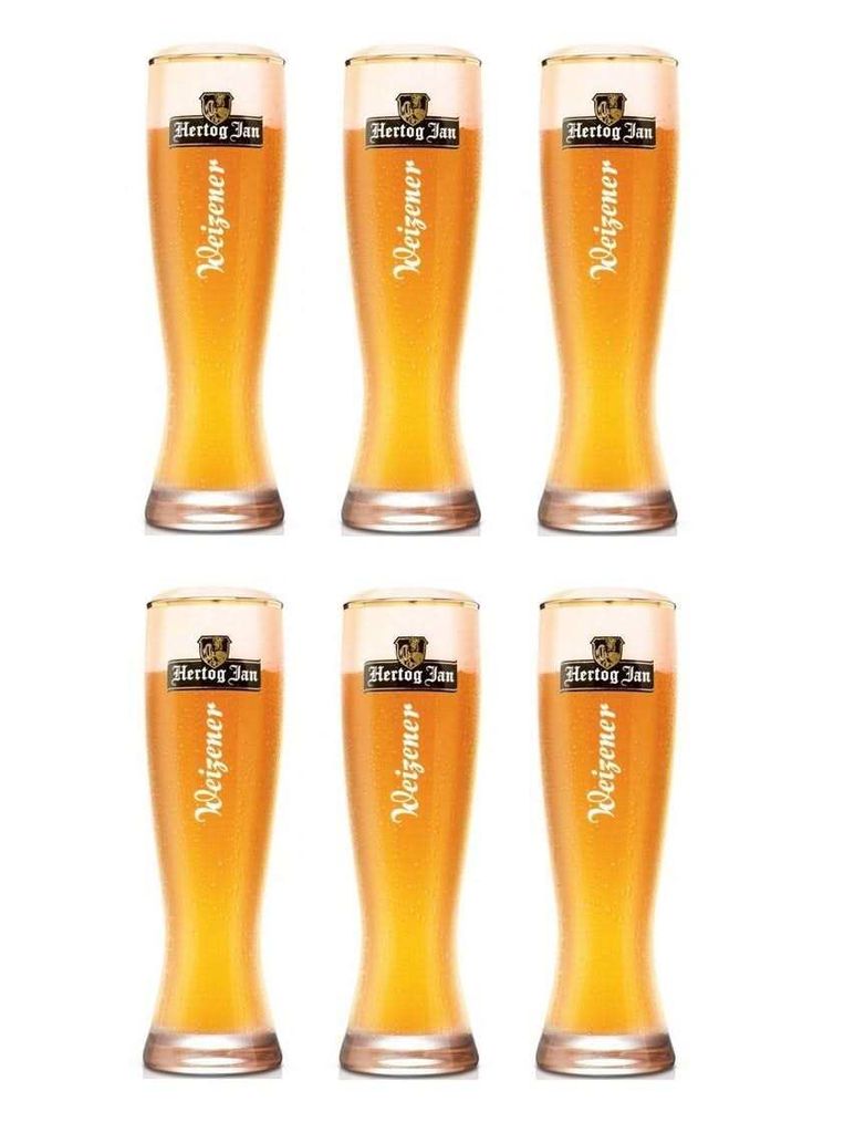 Hertog Jan Biergläser Weizen 300 ml - 6 Stück Produktbild 