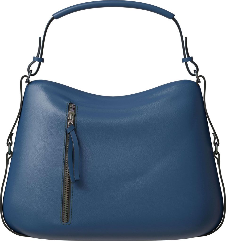 Damen Shopper Tasche groß Hobo Bag – vegane Leder Schultertasche mit Rucksackfunktion, 34x36x12 cm, geräumige Umhängetasche für Alltag & Bür...