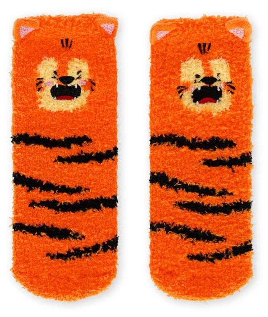 Rutschfeste Socken - Tiger - Größe 26-34 Produktbild 
