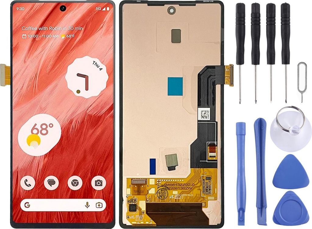 Für Google Pixel 7a Display Full OLED LCD ohne Rahmen Einheit Touch Ersatz Teil