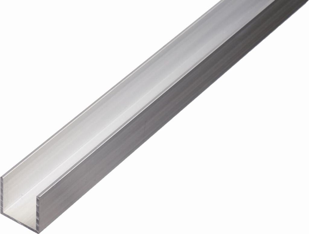 Alberts 474362 Profilo a U, alluminio, naturale, 1000 x 15 Immagine del prodotto 