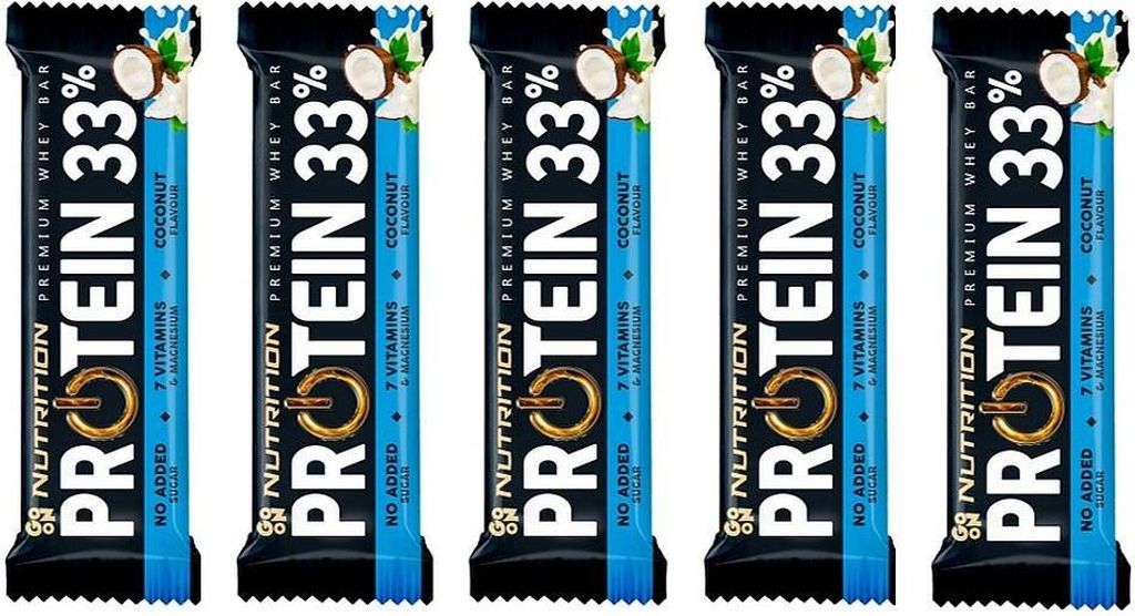 Go On Nutrition Protein Bar 33% - 25 x 50g-Riegel Coconut Produktbild 