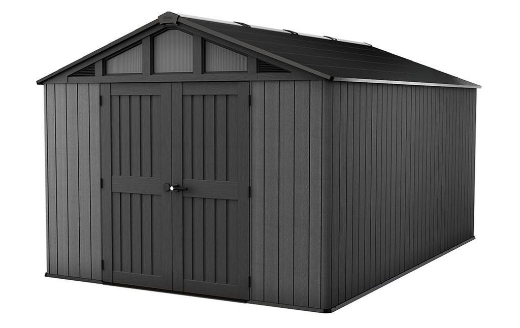 Keter Stronghold 10x15 Gartenhaus Kunststoff Grau Produktbild 