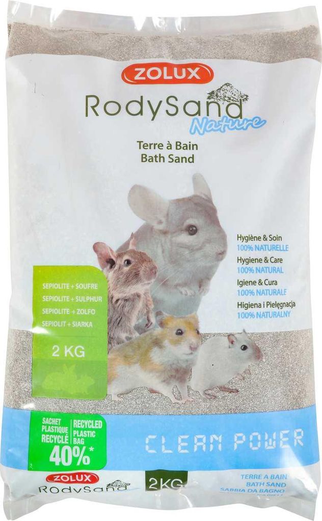 Piesok pre hlodavce RodySand Nature 2kg Zolux Obrázok produktu 