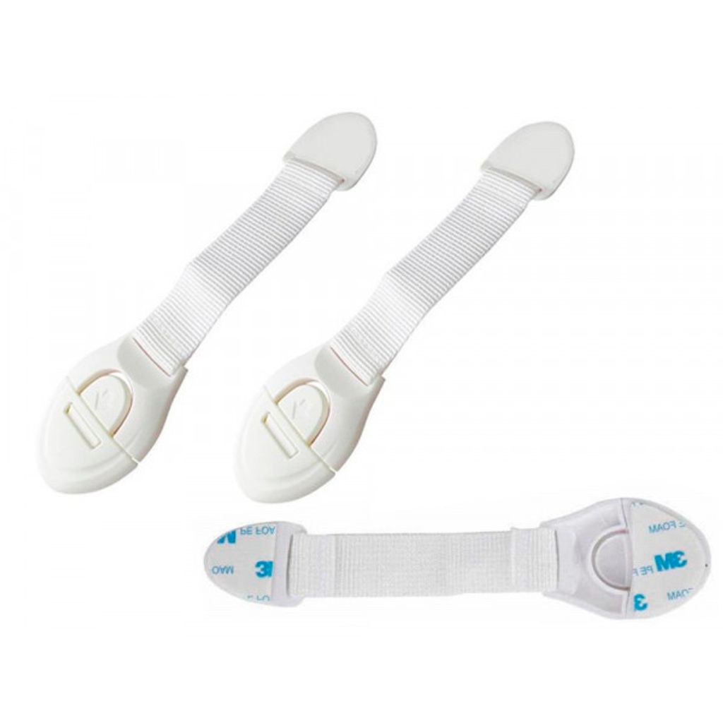 Verk 01604 Sicherheitsbarriere für Schränke 2 Stück - weiß