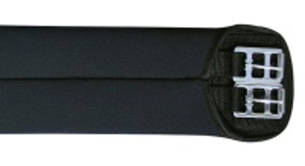 HKM Softoprensattelgurt, Farbe:9100 schwarz, Größe:75