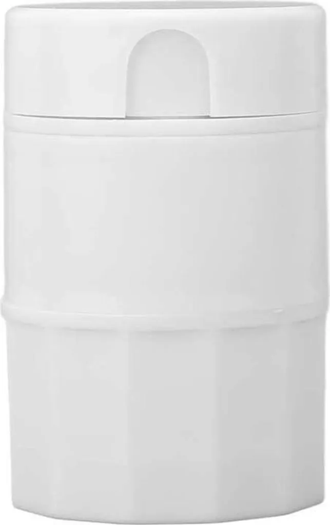 Portapillole Multifunzione Bianco: Organizer Farmaci con Tagliapillole Integrato