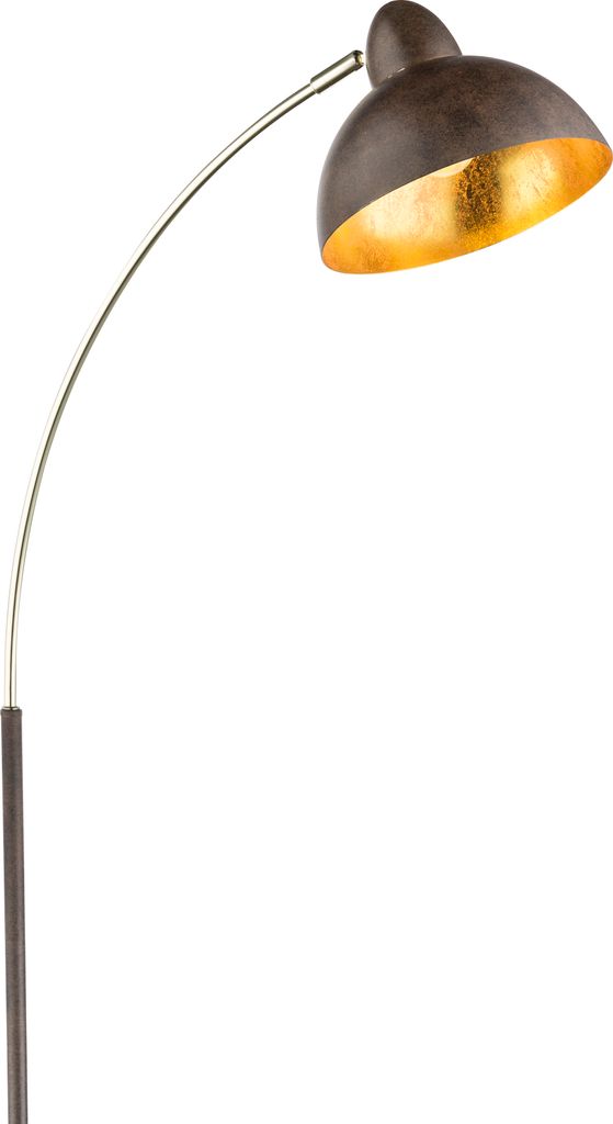 Globo Lighting Stehleuchte Metall rostfarben, 1x E27