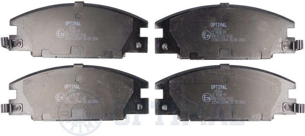 OPTIMAL Bremsbeläge Satz Vorne Bremsklötze für OPEL Frontera A SUV (U92) BP-10264