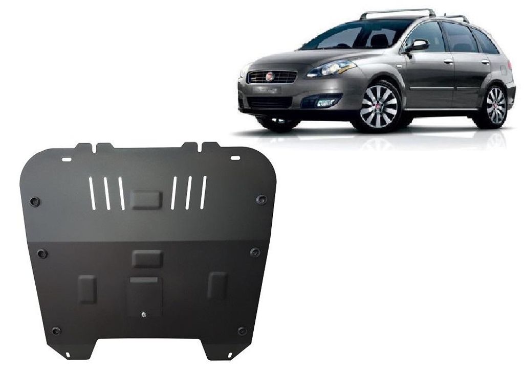 Unterfahrschutz für Motor und Getriebe aus Stahl für Fiat Croma