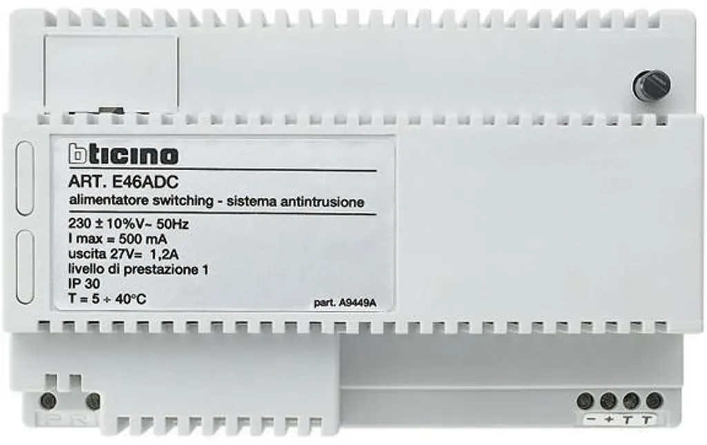 Alimentation Bus Legrand E46ADCN : Stabilisez votre Réseau MyHome 230V