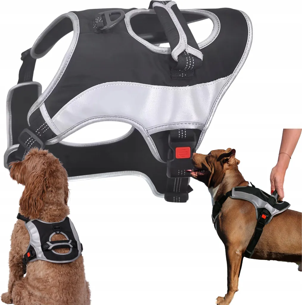 Pettorina Per Cani Senza Pressione Con Maniglia Comoda Guardia El Riflettente Xl