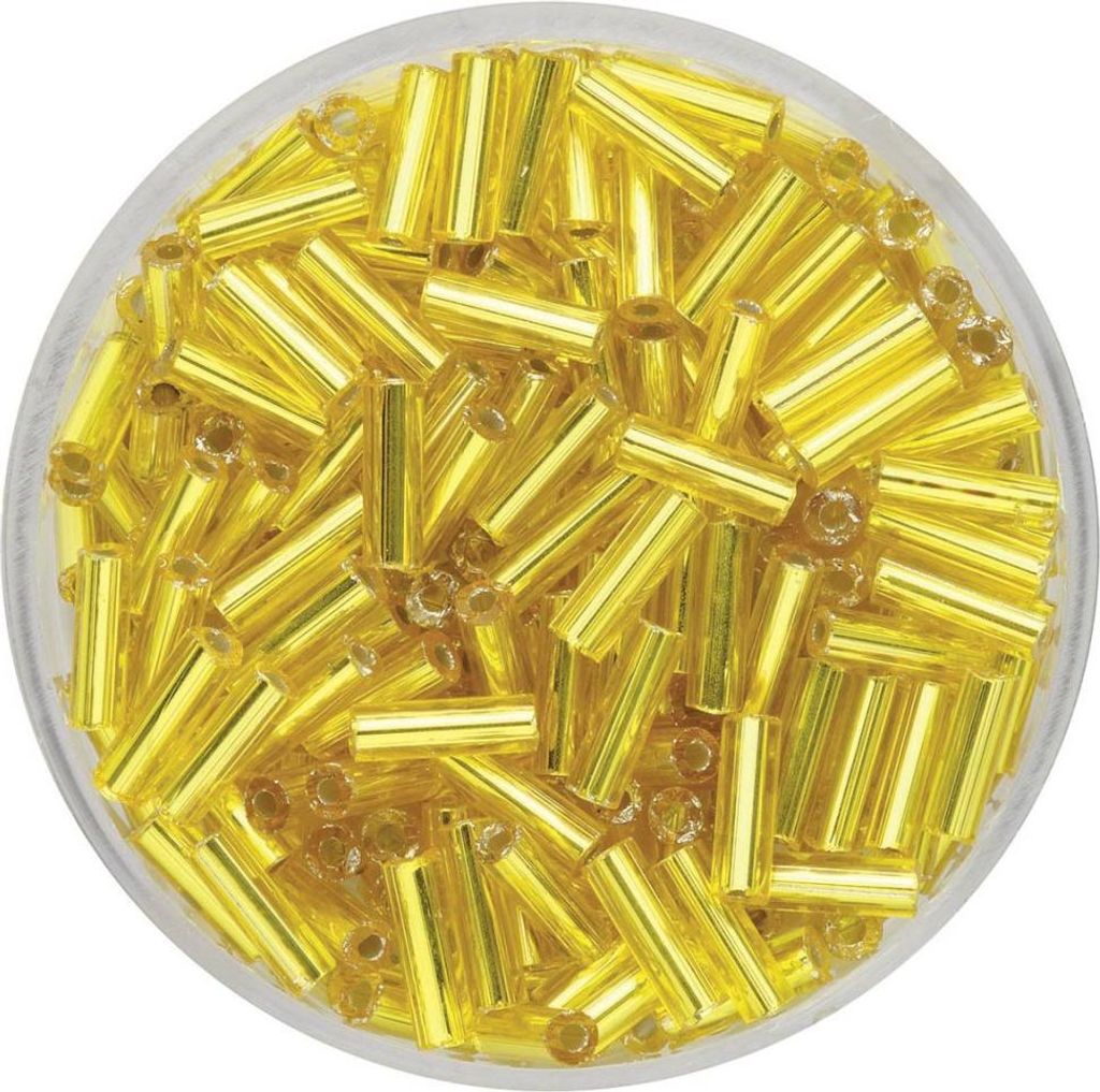 Glorex Glas Stifte Silbereinzug 6 mm 17 g, gelb