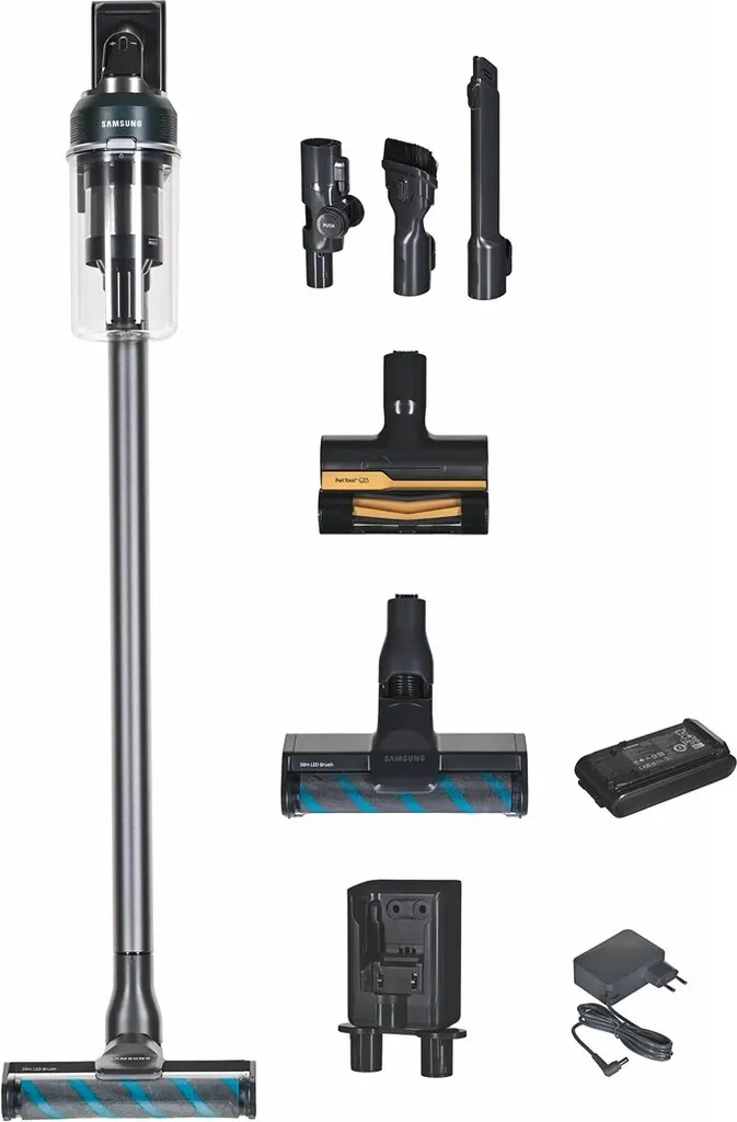 Aspirateur Samsung Bespoke Jet Pet VS20C852CTN Stick sans Fil 2 en 1