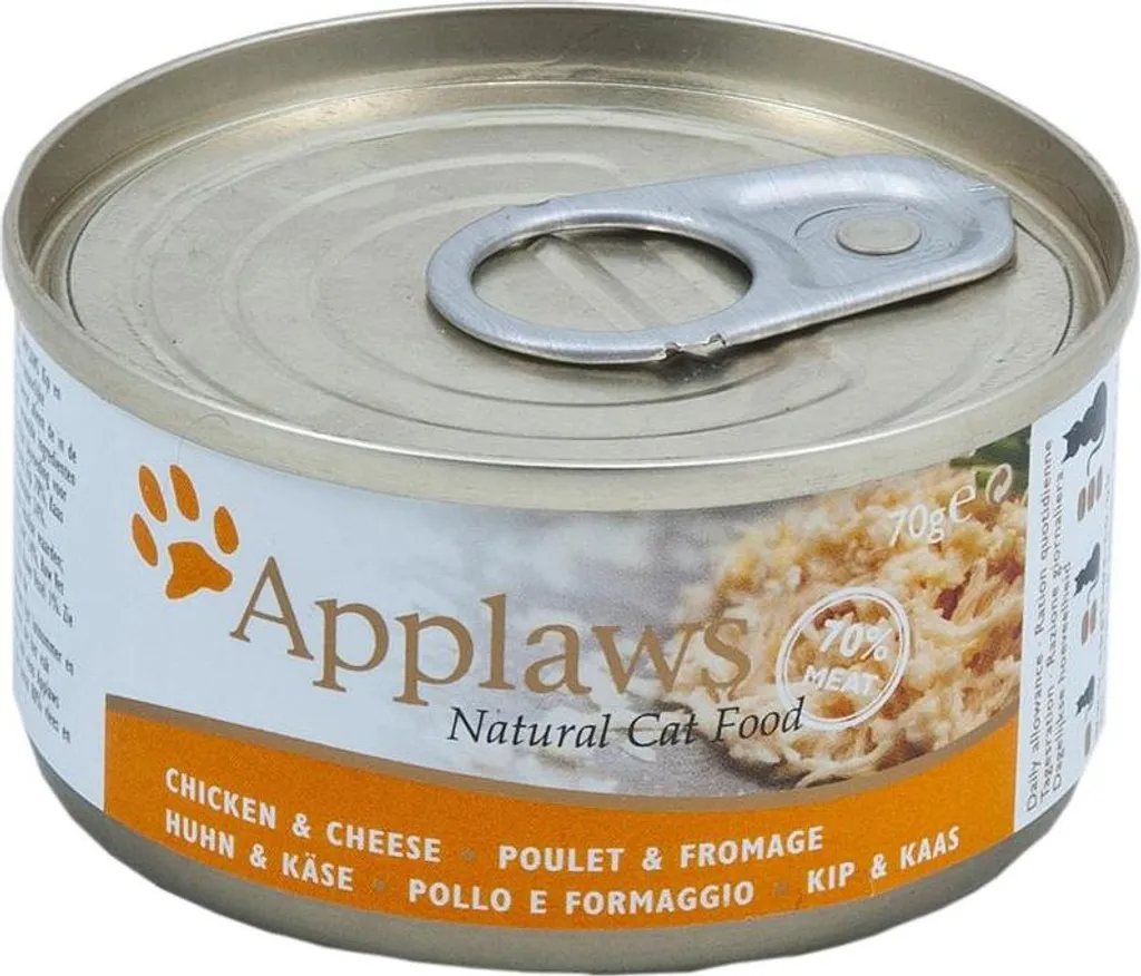 Digestion Facile Chat Poulet Fromage Applaws Naturel Lot de 24 Boîtes
