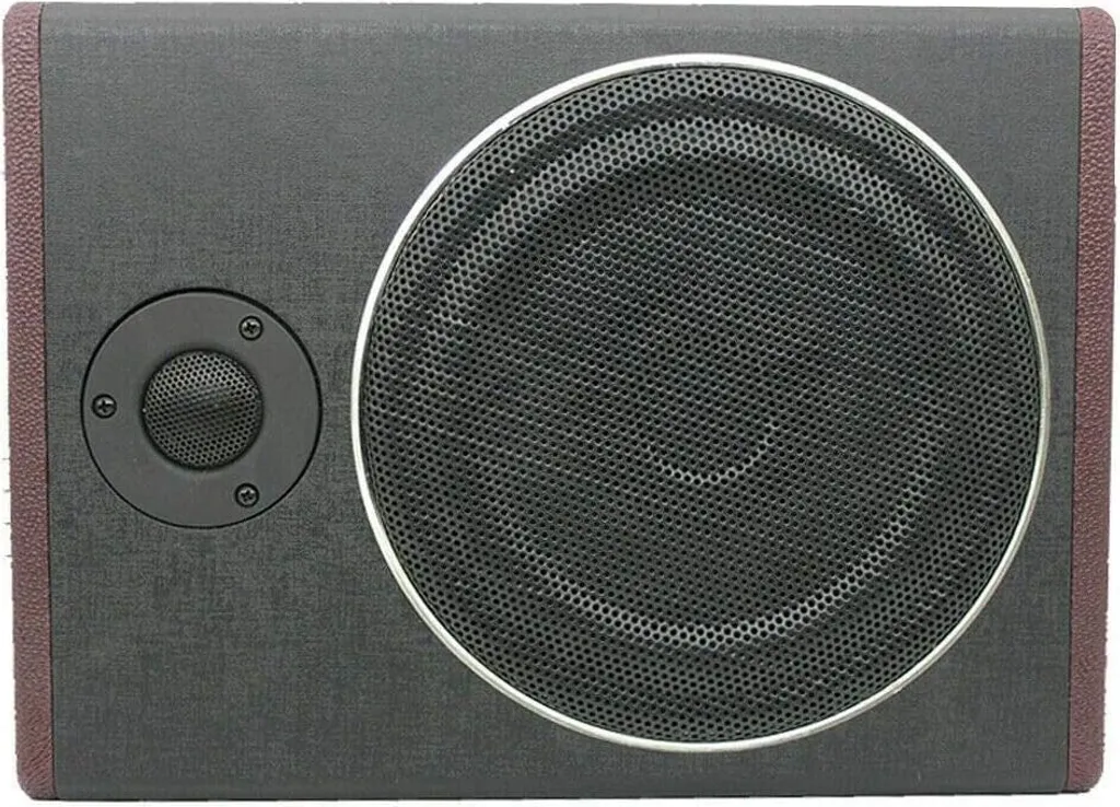 Subwoofer auto actif 600W 8 pouces 12V pour basses puissantes auto